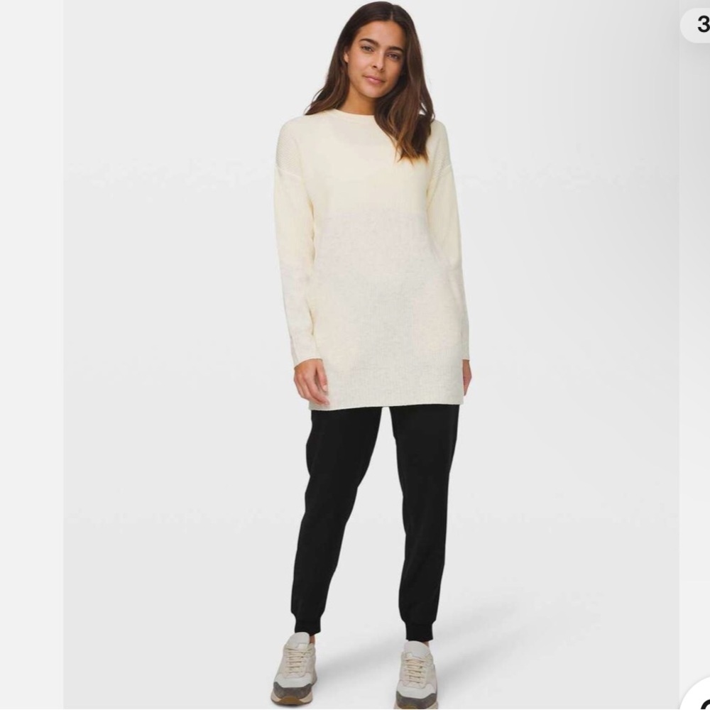 Lululemon Restful Intention Sweater Cashmere Blend Ivory